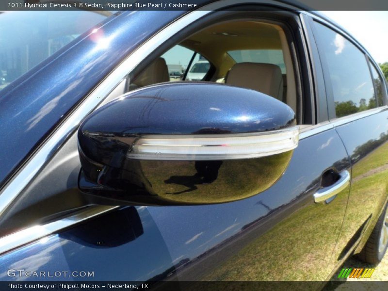 Sapphire Blue Pearl / Cashmere 2011 Hyundai Genesis 3.8 Sedan