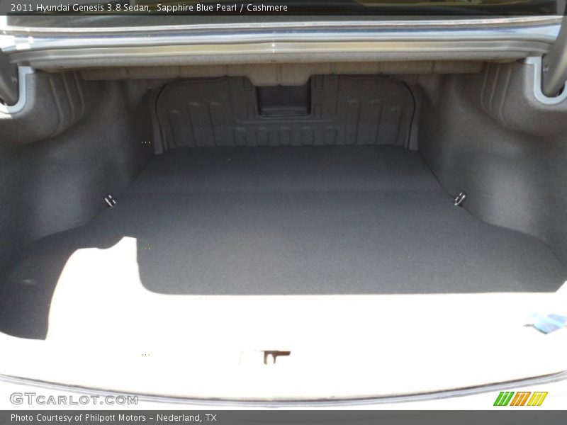 Sapphire Blue Pearl / Cashmere 2011 Hyundai Genesis 3.8 Sedan