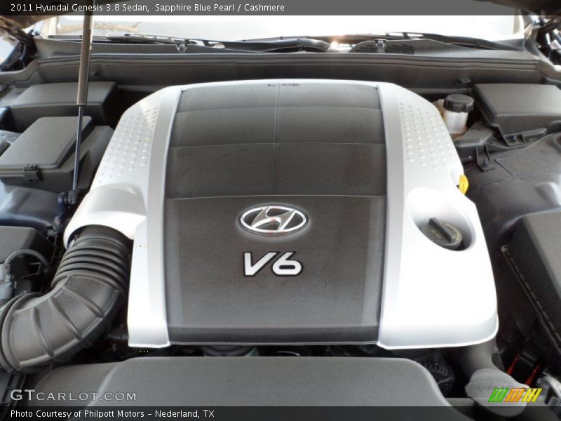  2011 Genesis 3.8 Sedan Engine - 3.8 Liter DOHC 24-Valve CVVT V6