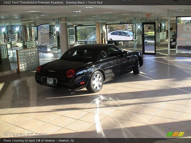 Evening Black / Torch Red 2002 Ford Thunderbird Premium Roadster