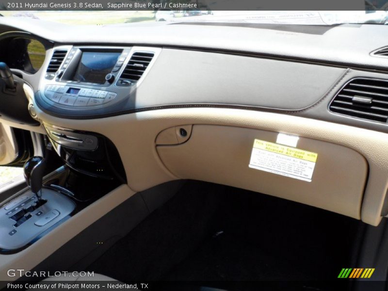 Sapphire Blue Pearl / Cashmere 2011 Hyundai Genesis 3.8 Sedan