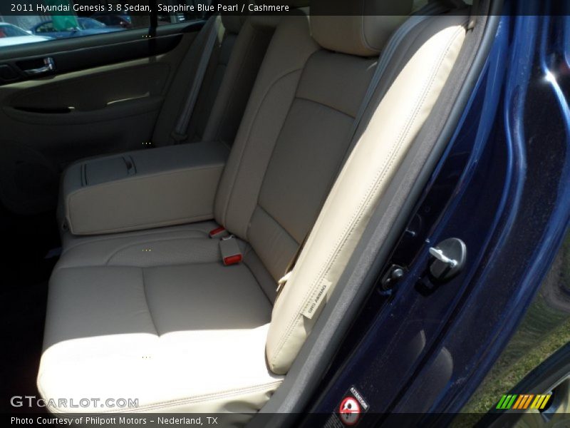 Sapphire Blue Pearl / Cashmere 2011 Hyundai Genesis 3.8 Sedan