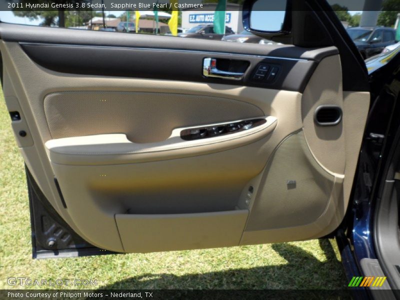 Sapphire Blue Pearl / Cashmere 2011 Hyundai Genesis 3.8 Sedan