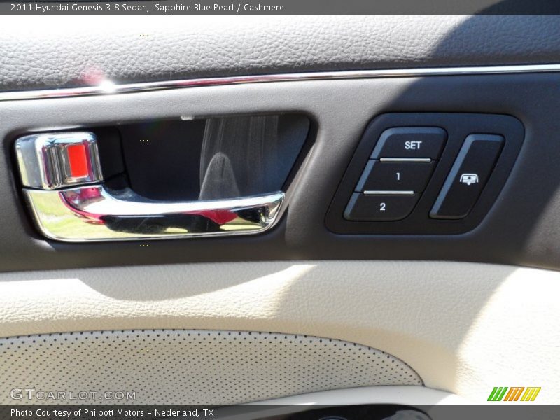 Sapphire Blue Pearl / Cashmere 2011 Hyundai Genesis 3.8 Sedan