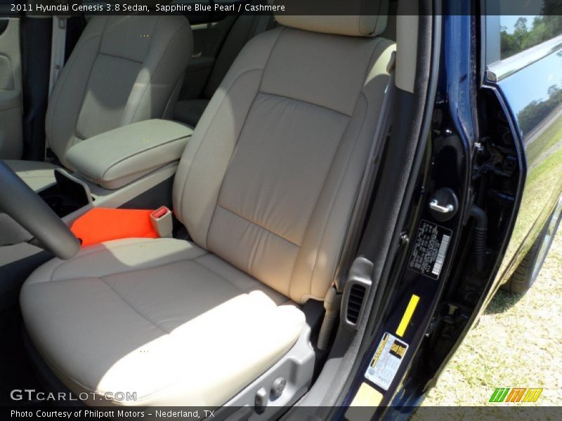 Sapphire Blue Pearl / Cashmere 2011 Hyundai Genesis 3.8 Sedan