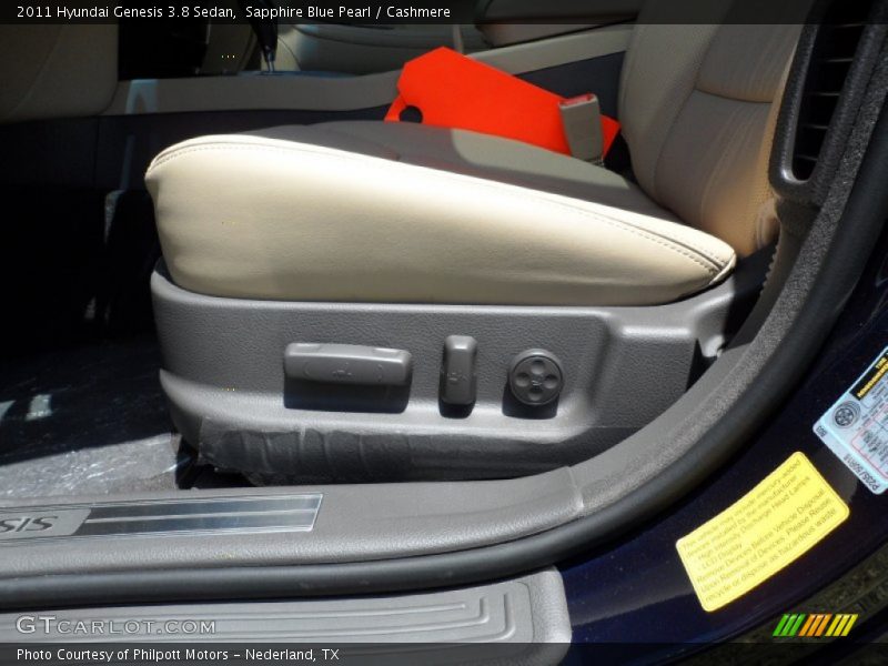 Sapphire Blue Pearl / Cashmere 2011 Hyundai Genesis 3.8 Sedan