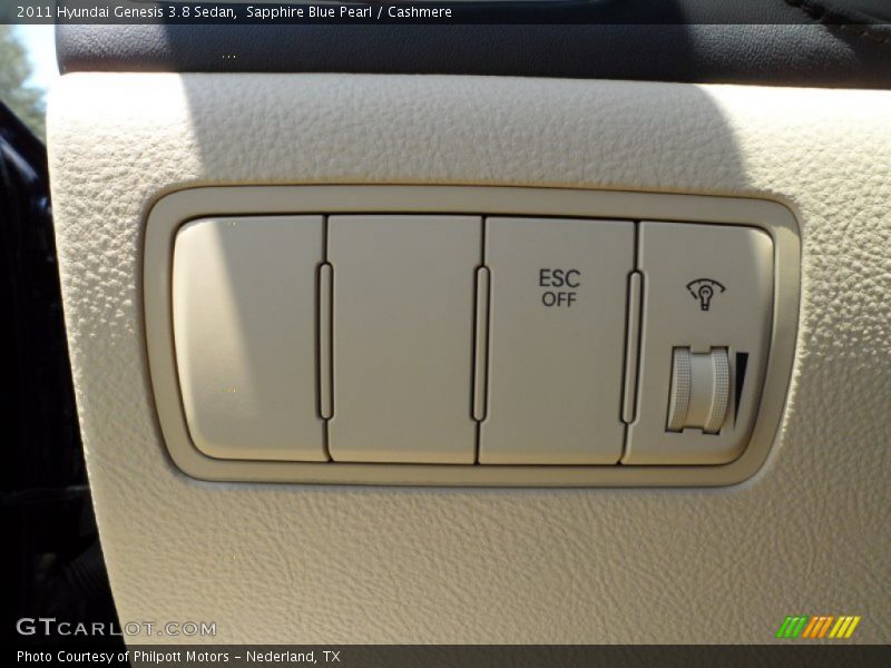 Sapphire Blue Pearl / Cashmere 2011 Hyundai Genesis 3.8 Sedan