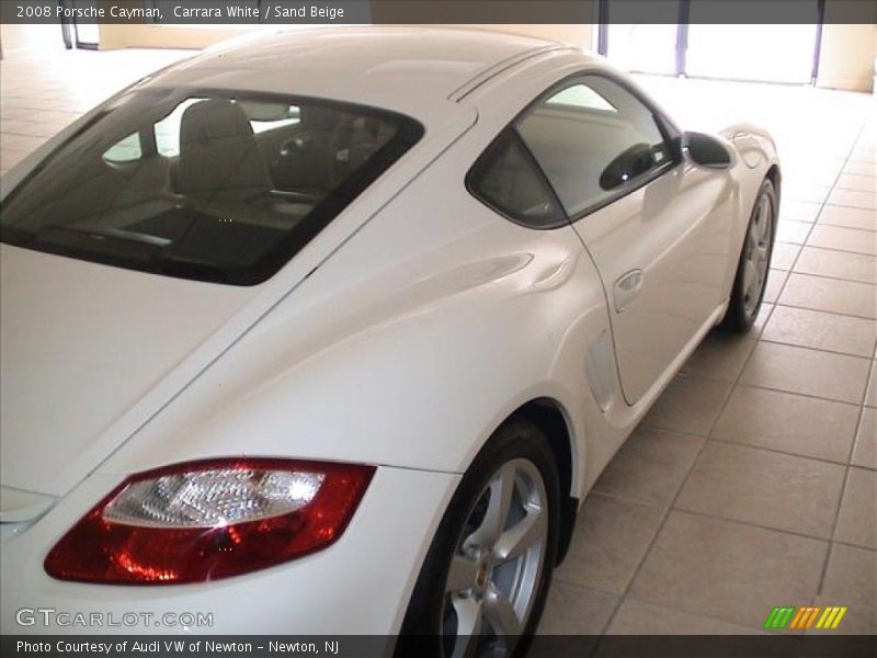 Carrara White / Sand Beige 2008 Porsche Cayman