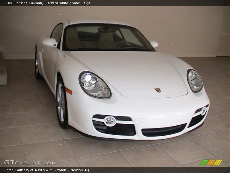 Carrara White / Sand Beige 2008 Porsche Cayman