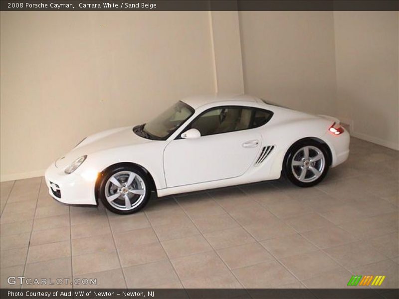 Carrara White / Sand Beige 2008 Porsche Cayman