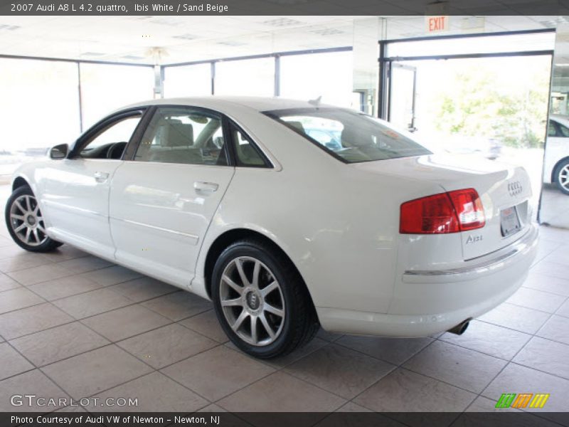Ibis White / Sand Beige 2007 Audi A8 L 4.2 quattro