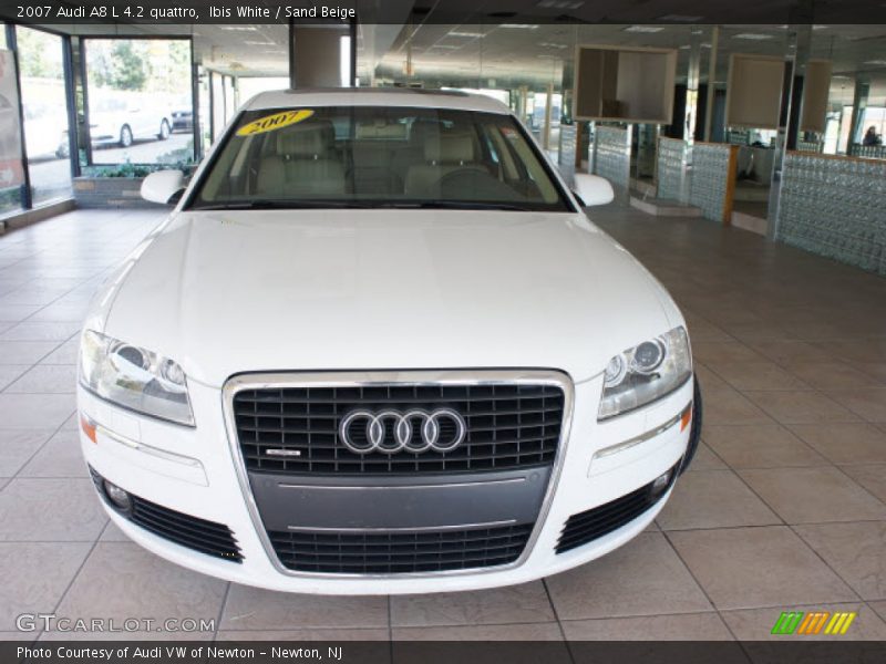 Ibis White / Sand Beige 2007 Audi A8 L 4.2 quattro