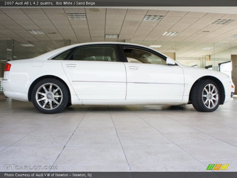 Ibis White / Sand Beige 2007 Audi A8 L 4.2 quattro