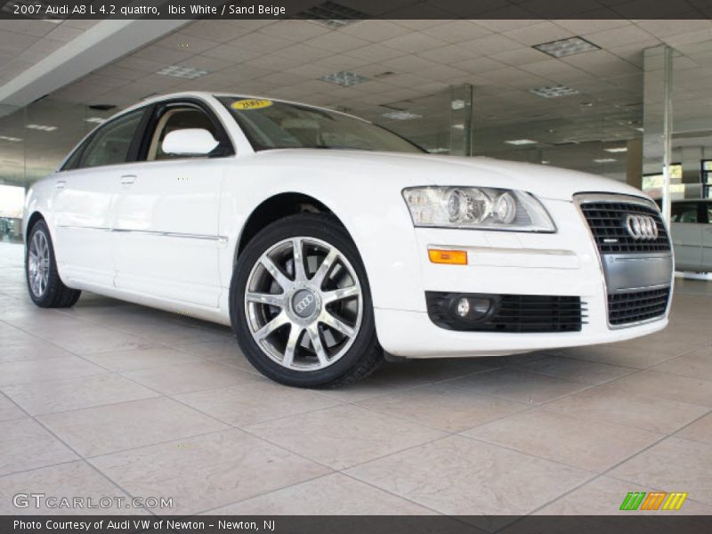 Ibis White / Sand Beige 2007 Audi A8 L 4.2 quattro