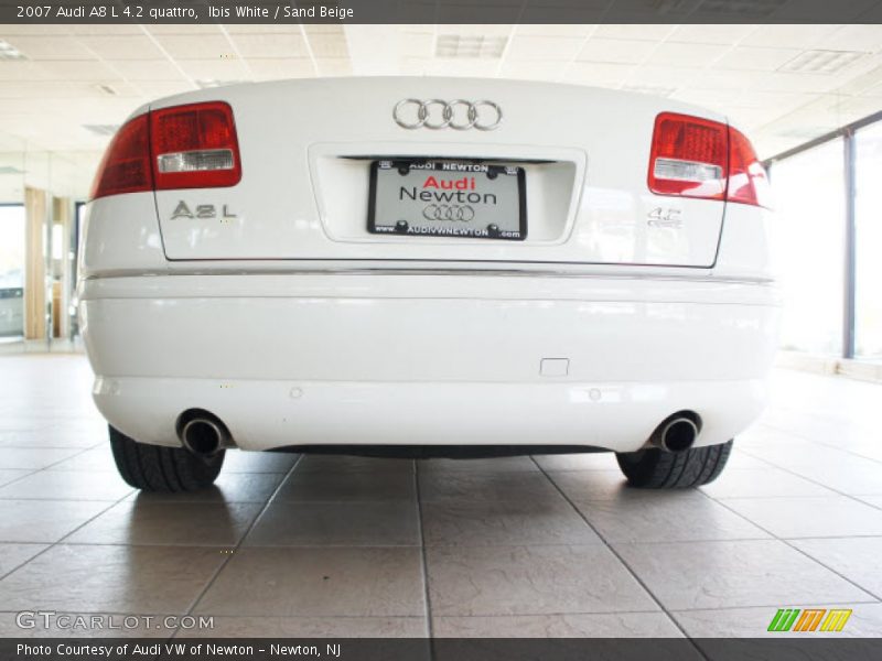 Ibis White / Sand Beige 2007 Audi A8 L 4.2 quattro