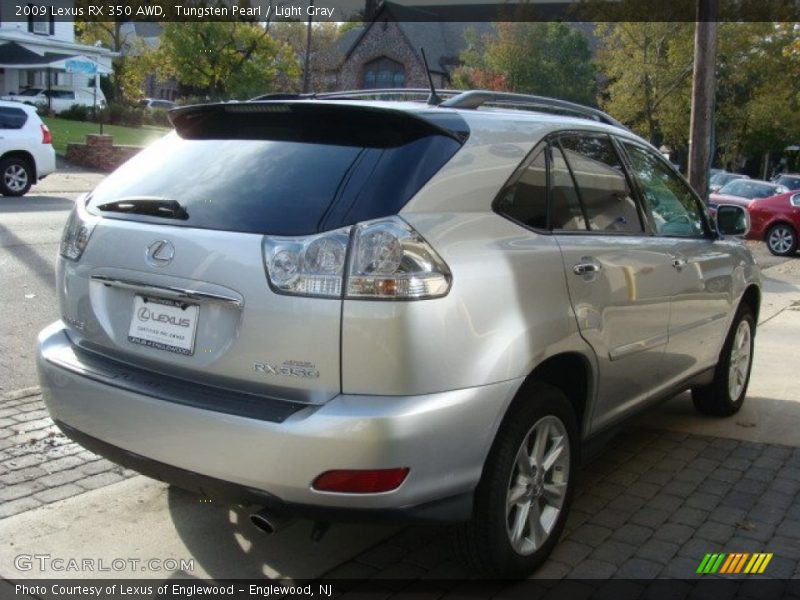 Tungsten Pearl / Light Gray 2009 Lexus RX 350 AWD