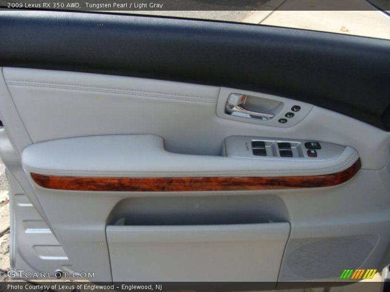 Tungsten Pearl / Light Gray 2009 Lexus RX 350 AWD