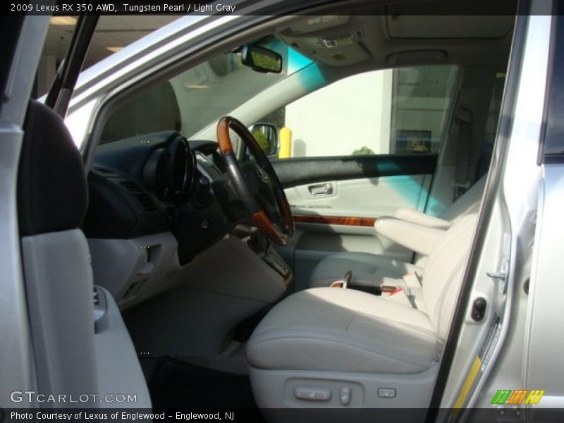 Tungsten Pearl / Light Gray 2009 Lexus RX 350 AWD