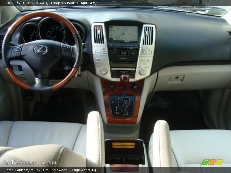 Tungsten Pearl / Light Gray 2009 Lexus RX 350 AWD