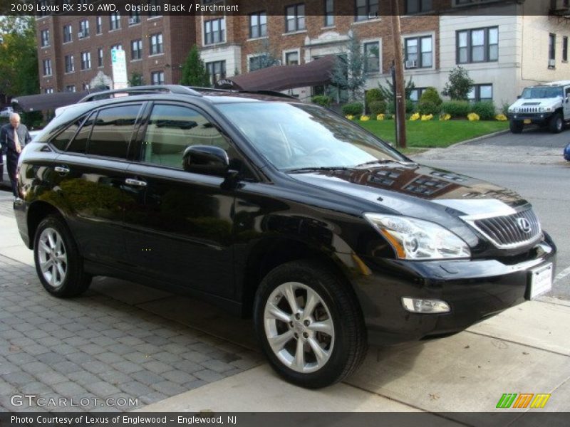 Obsidian Black / Parchment 2009 Lexus RX 350 AWD