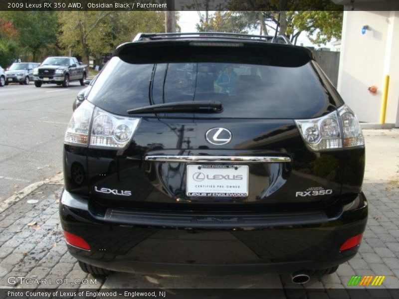 Obsidian Black / Parchment 2009 Lexus RX 350 AWD