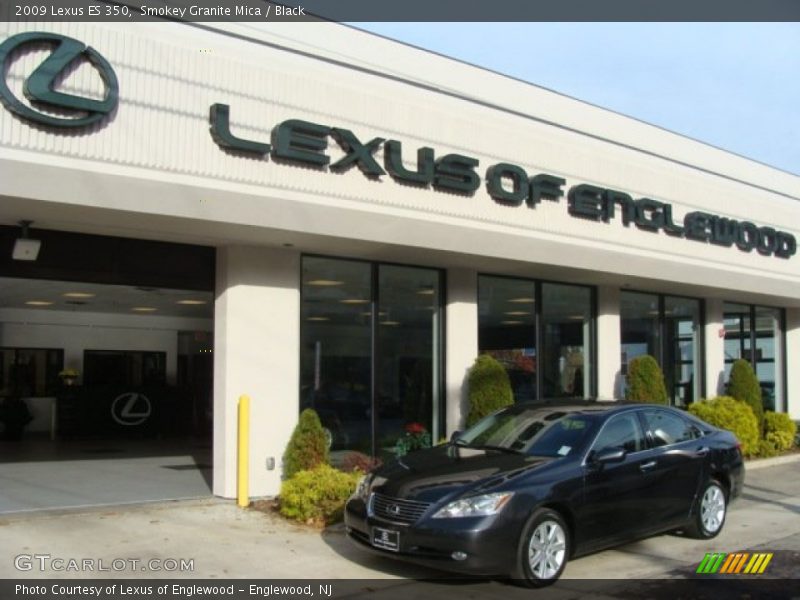 Smokey Granite Mica / Black 2009 Lexus ES 350
