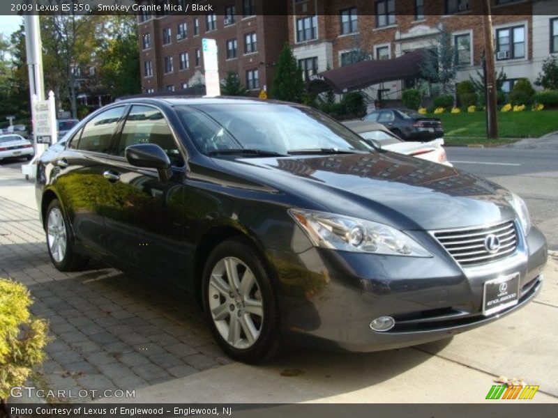Smokey Granite Mica / Black 2009 Lexus ES 350