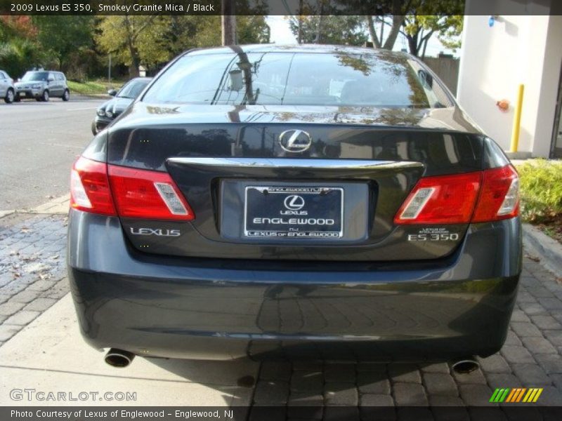 Smokey Granite Mica / Black 2009 Lexus ES 350