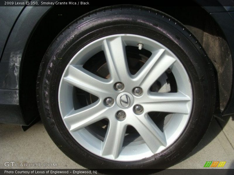 Smokey Granite Mica / Black 2009 Lexus ES 350