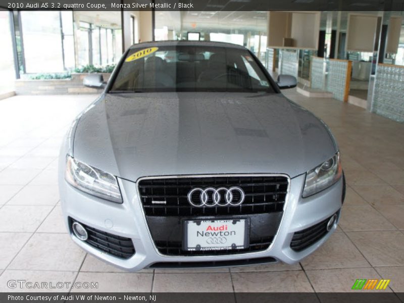 Monza Silver Metallic / Black 2010 Audi A5 3.2 quattro Coupe