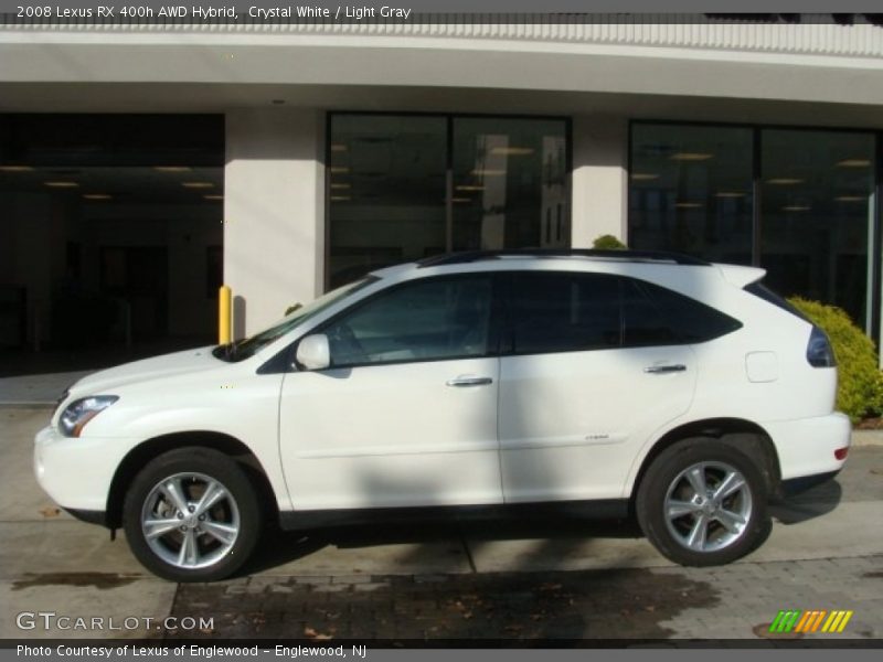 Crystal White / Light Gray 2008 Lexus RX 400h AWD Hybrid
