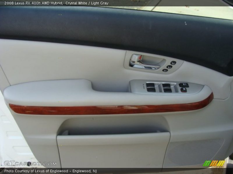 Crystal White / Light Gray 2008 Lexus RX 400h AWD Hybrid