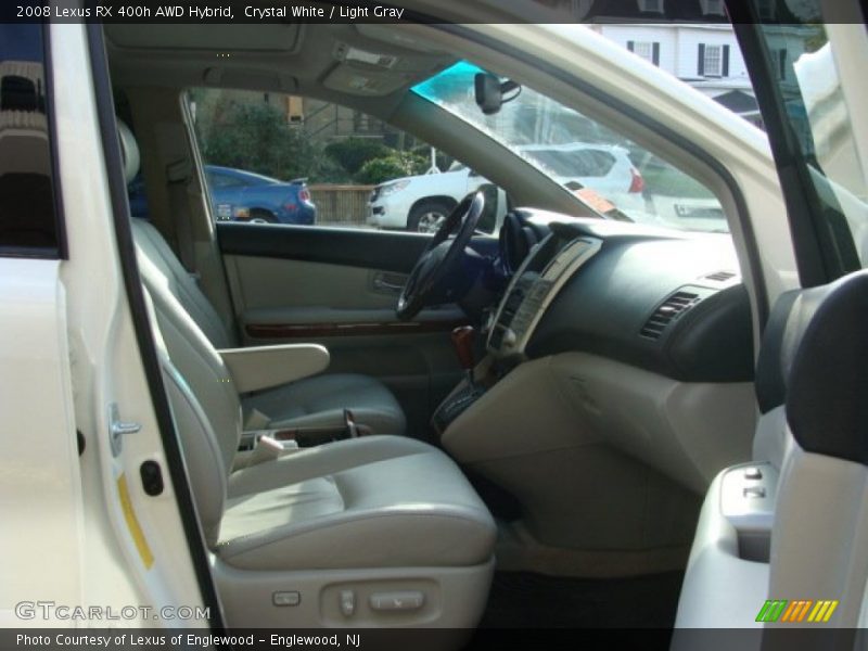 Crystal White / Light Gray 2008 Lexus RX 400h AWD Hybrid