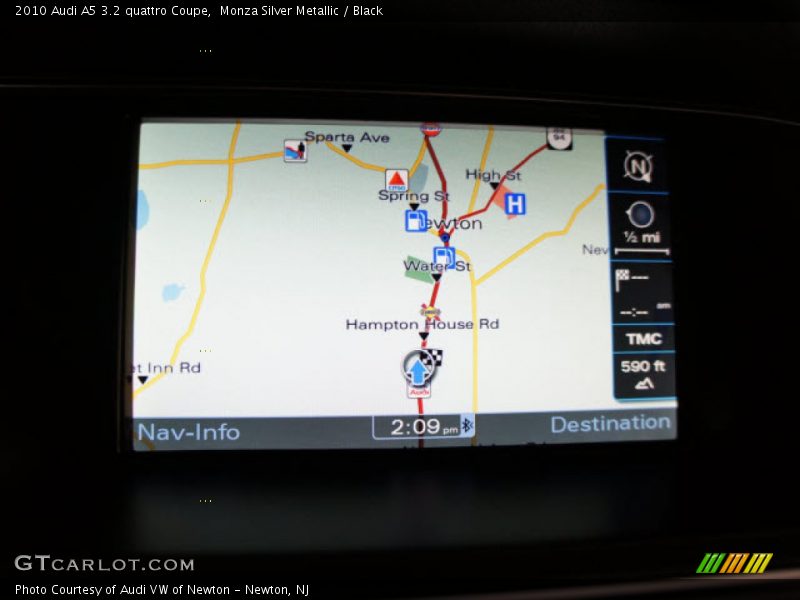 Navigation of 2010 A5 3.2 quattro Coupe