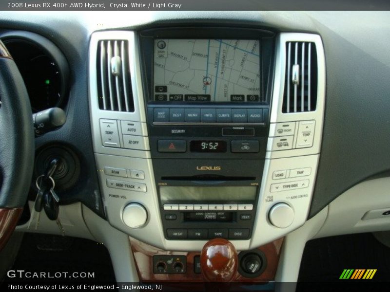 Crystal White / Light Gray 2008 Lexus RX 400h AWD Hybrid