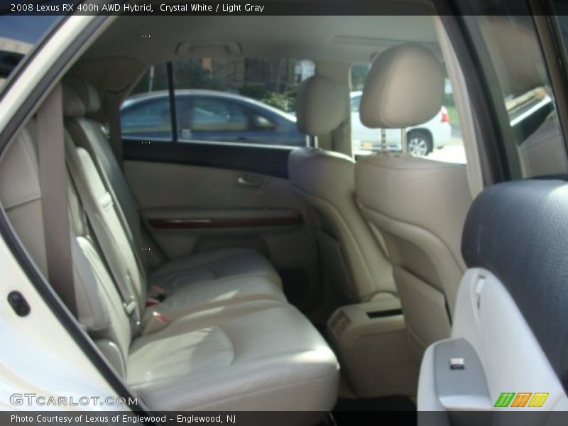 Crystal White / Light Gray 2008 Lexus RX 400h AWD Hybrid