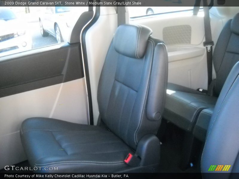 Stone White / Medium Slate Gray/Light Shale 2009 Dodge Grand Caravan SXT