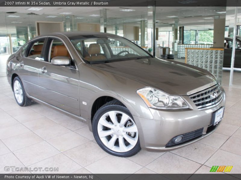 Umbria Gray Metallic / Bourbon 2007 Infiniti M 35x Sedan