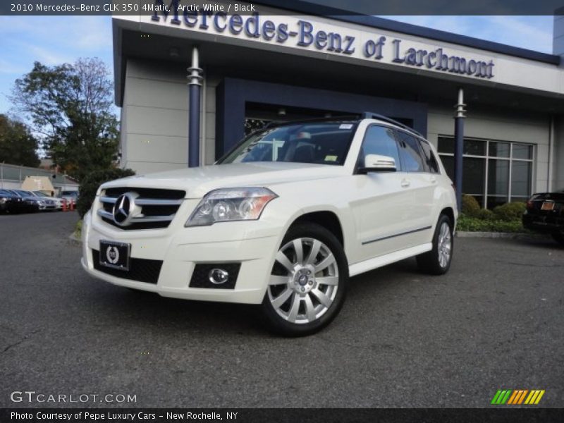 Arctic White / Black 2010 Mercedes-Benz GLK 350 4Matic