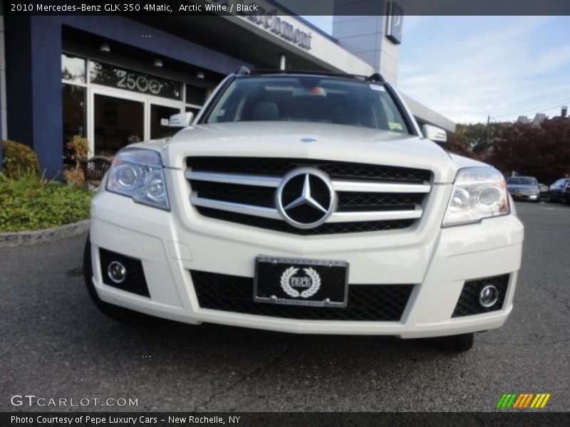 Arctic White / Black 2010 Mercedes-Benz GLK 350 4Matic