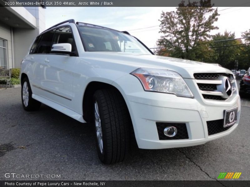 Arctic White / Black 2010 Mercedes-Benz GLK 350 4Matic