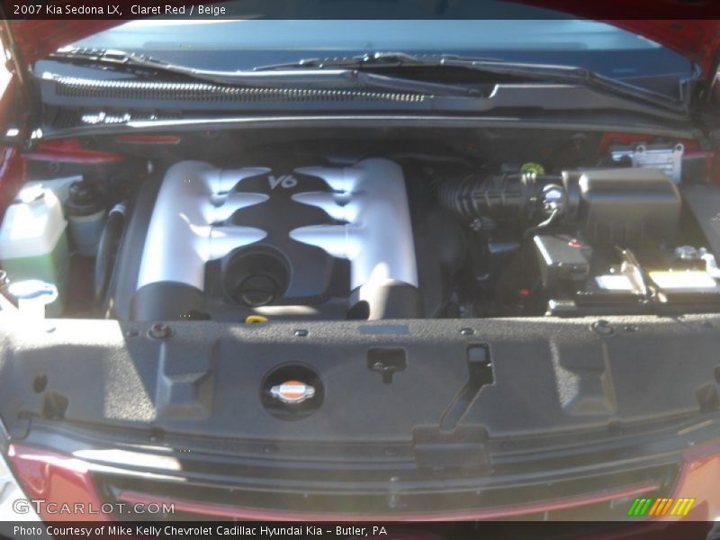 Claret Red / Beige 2007 Kia Sedona LX
