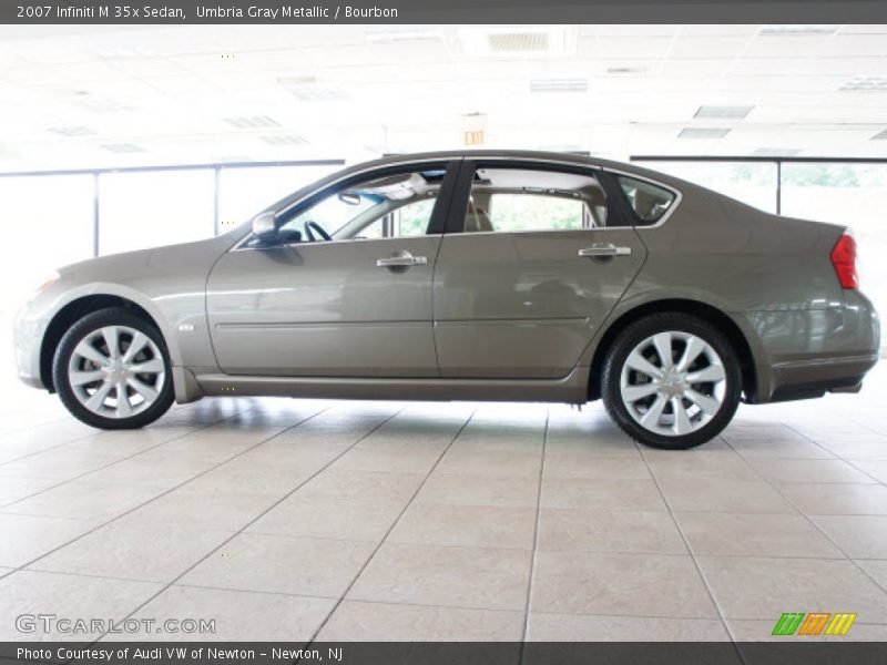Umbria Gray Metallic / Bourbon 2007 Infiniti M 35x Sedan