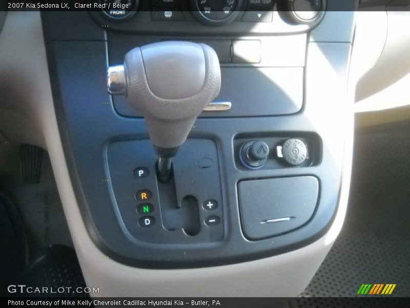 Claret Red / Beige 2007 Kia Sedona LX