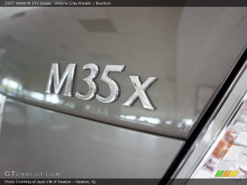 Umbria Gray Metallic / Bourbon 2007 Infiniti M 35x Sedan