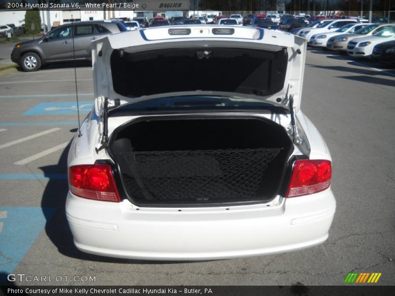 White Pearl / Beige 2004 Hyundai Sonata V6