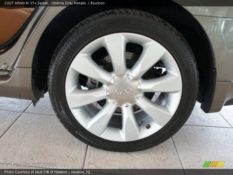 Umbria Gray Metallic / Bourbon 2007 Infiniti M 35x Sedan