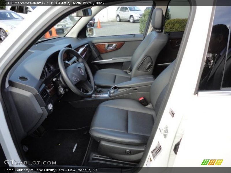 Arctic White / Black 2010 Mercedes-Benz GLK 350 4Matic