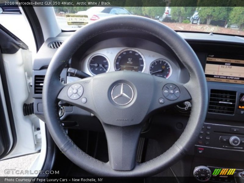 Arctic White / Black 2010 Mercedes-Benz GLK 350 4Matic