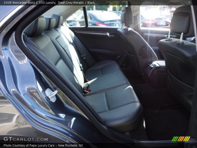 Steel Grey Metallic / Black 2008 Mercedes-Benz C 300 Luxury